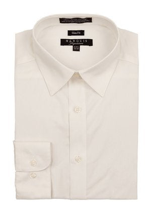 Marquis Slim Fit Dress Shirt - Ecru