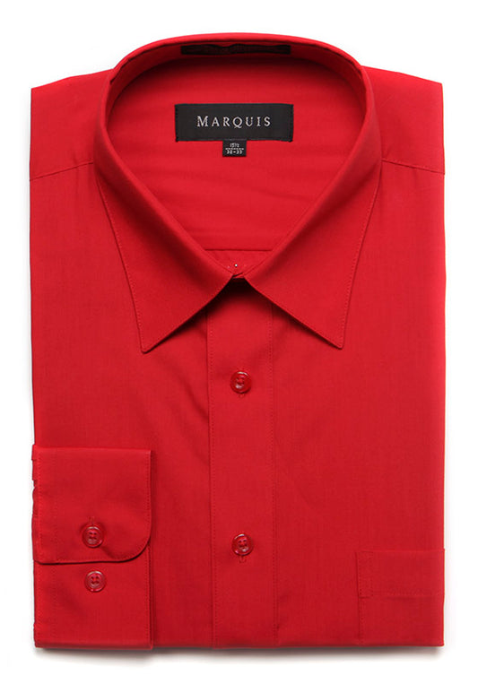 Marquis Classic Fit Dress Shirt - Red